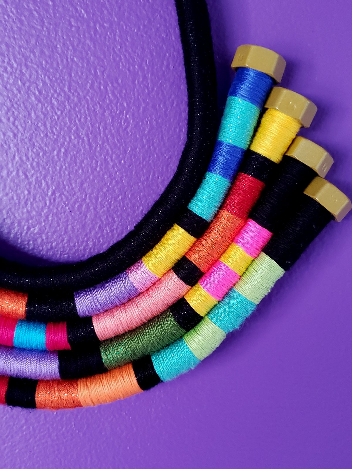 Make a Colorful Statement Necklace