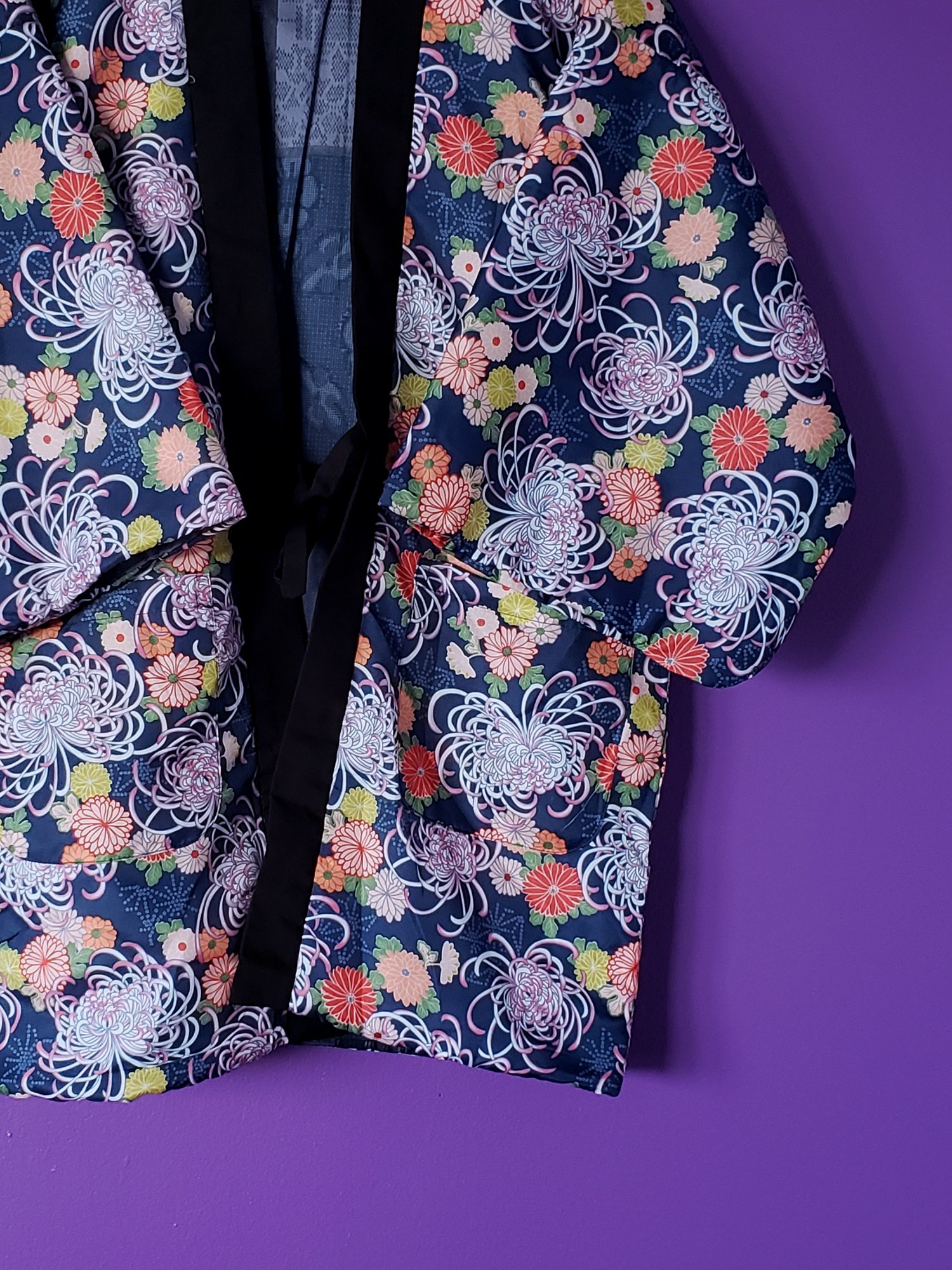 Image of Sachiko Short Kimono Reversible Coat