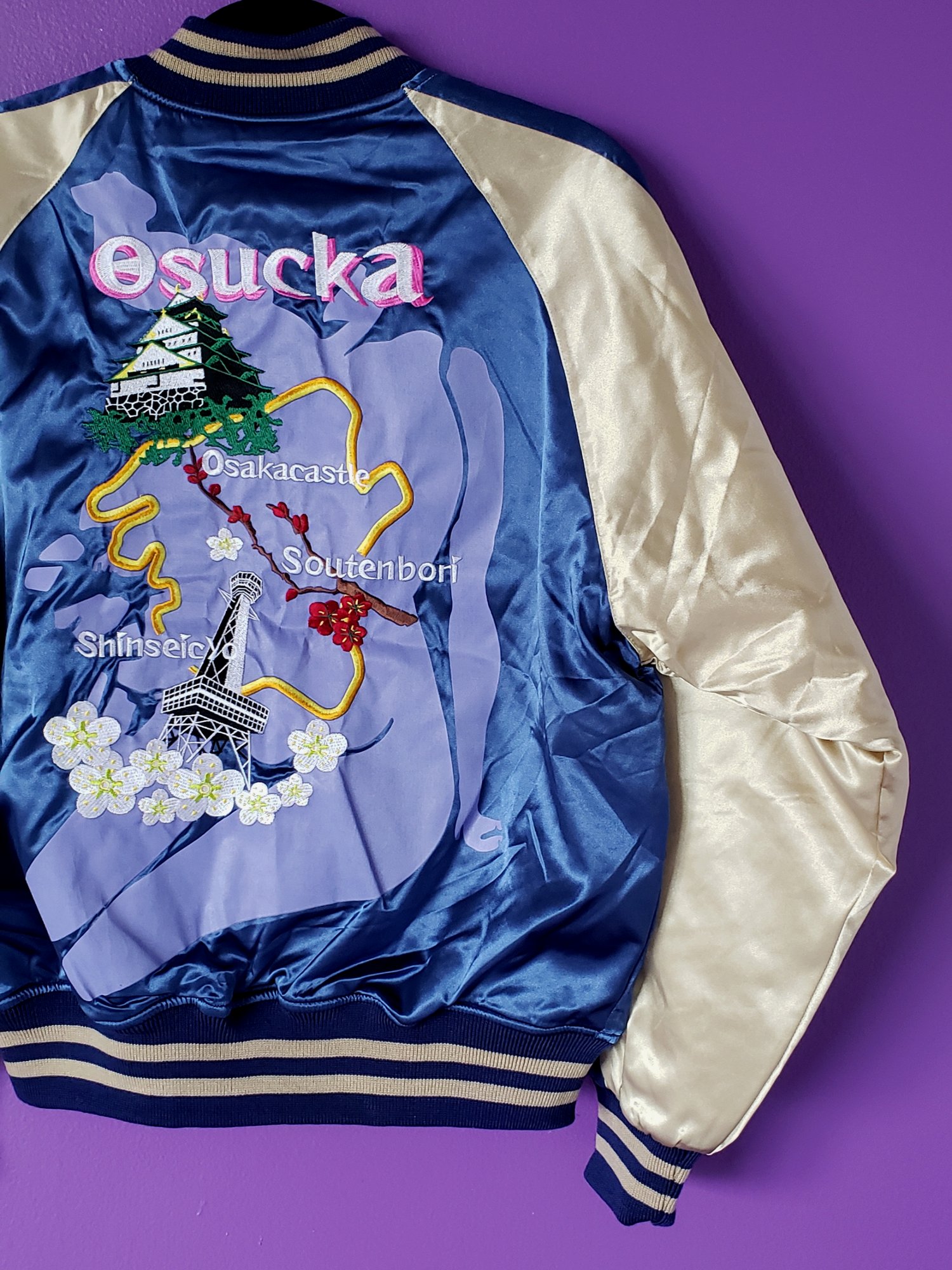 Image of Osaka-Osucka Sukajan Satin Jacket