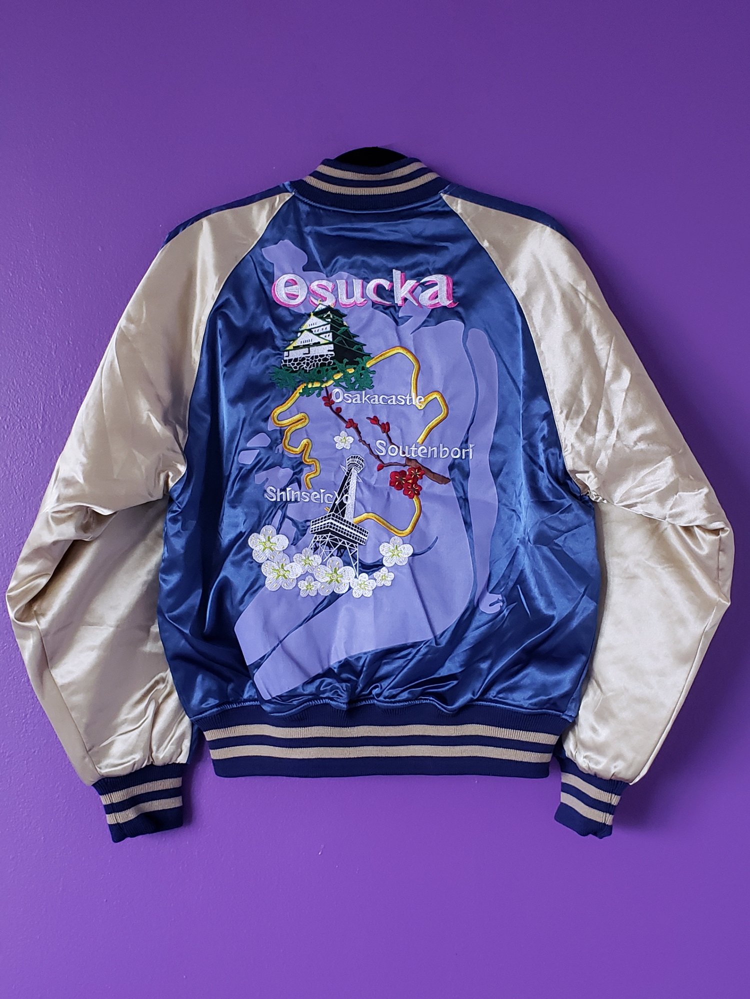 Image of Osaka-Osucka Sukajan Satin Jacket