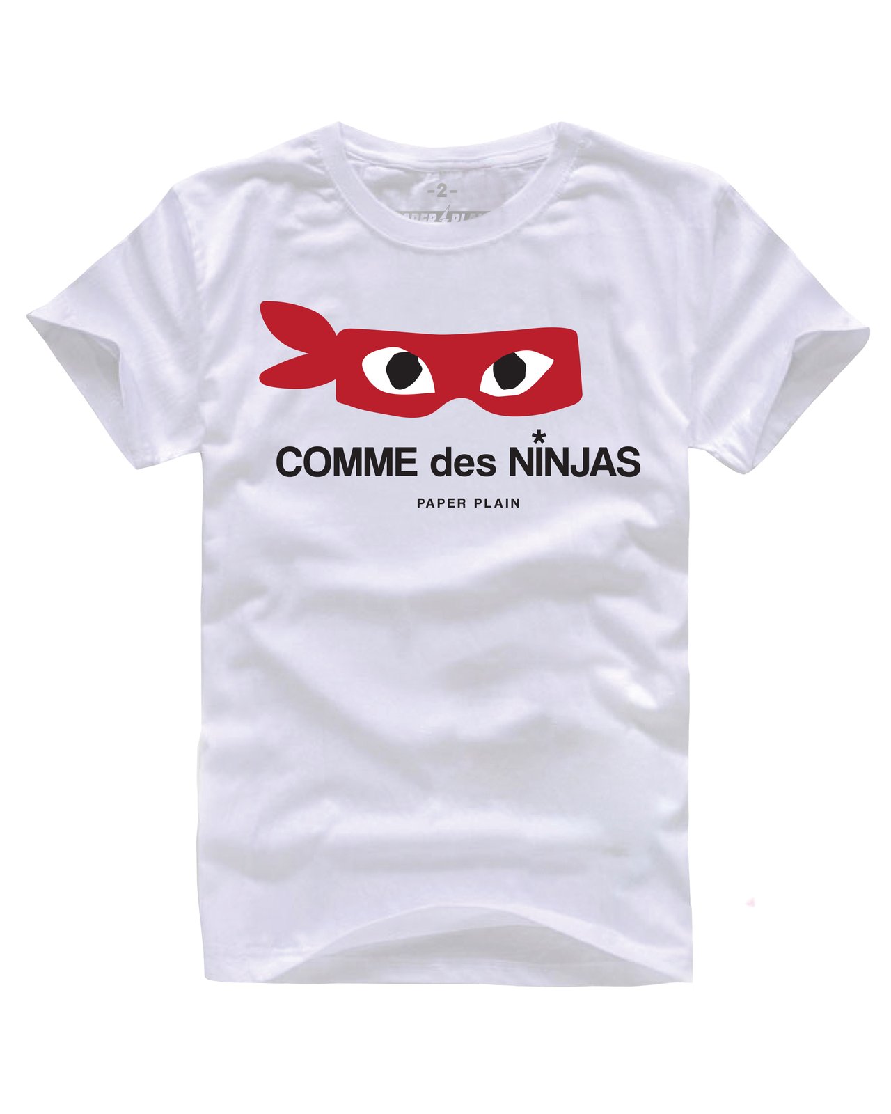 COMME DES NINJAS TEE WHITE | Paper Plain