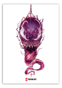 Image 1 of Venom - Headshot - A3 Poster Print