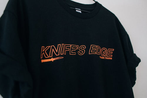 Image of Knife’s Edge Tee Orange (TWO REMAINING)