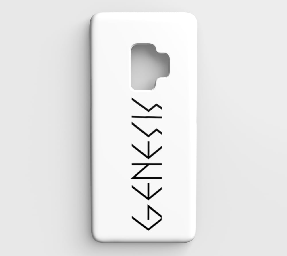 Image of Samsung Galaxy S9 Slim Mobile Phone Case -  Genesis 70's Logo