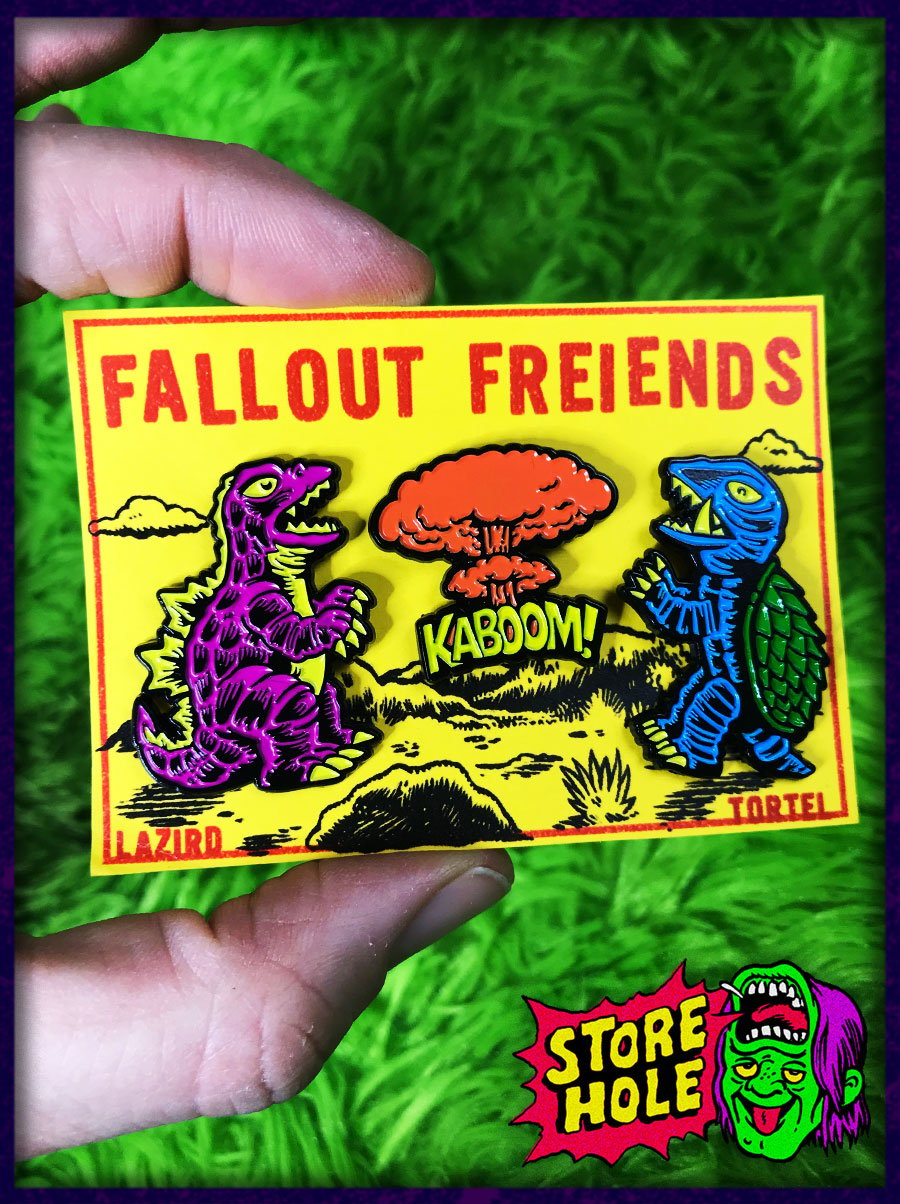 Fallout Freiends 3 pin set