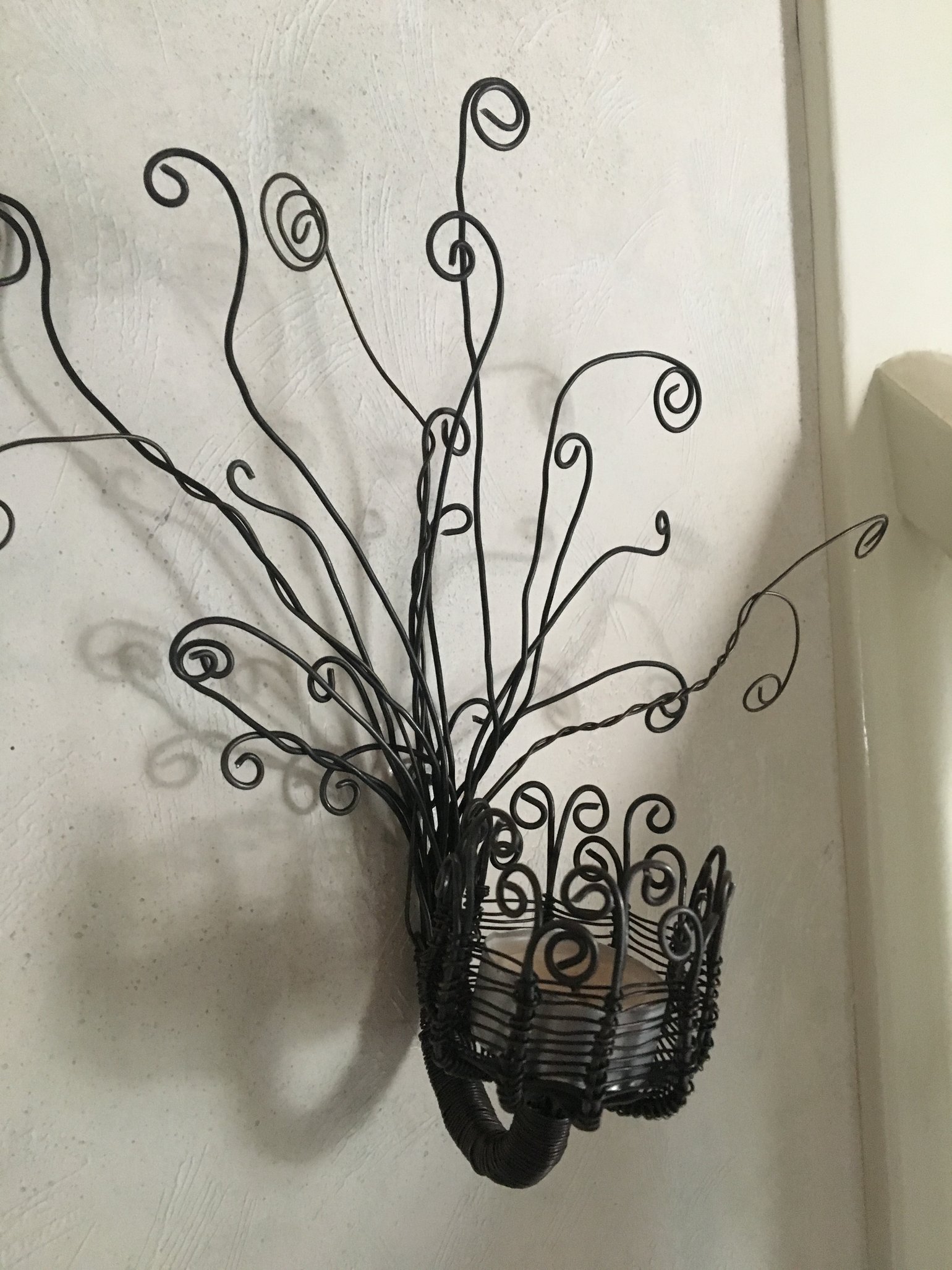 Image of Wall hanged light holder
