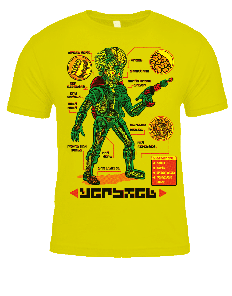 Anatomy Of The Martian T-shirt