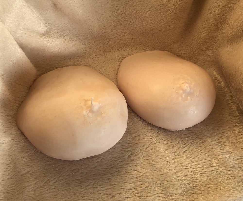 Image of Cup size GG boob candles
