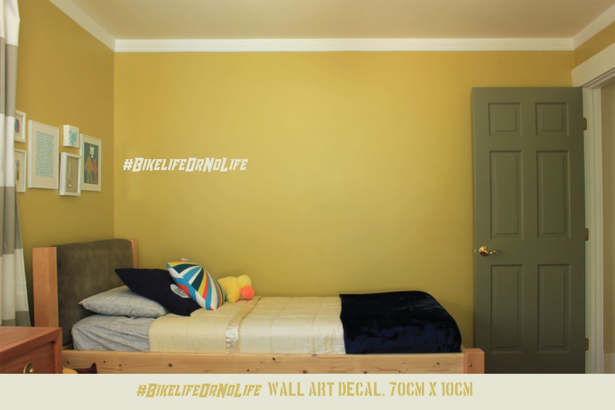 Image of #BikelifeOrNoLife wall art