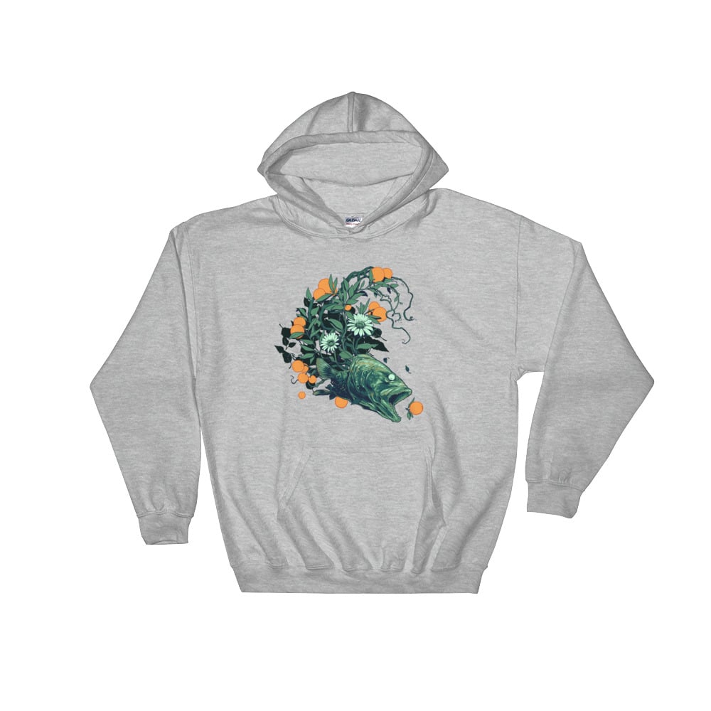 fish on hoodie