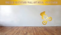 Image 1 of Seat stand wheelie wall art