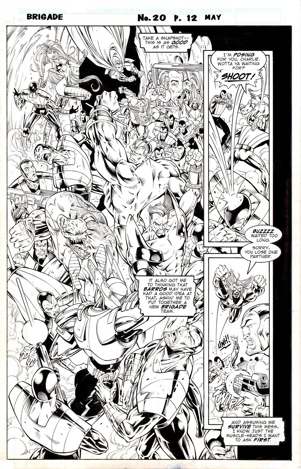 Image of Brigade (1995) #20 PG 12