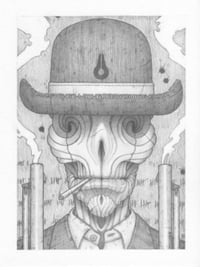 Image 1 of You're Next! - Framed Original Graphite