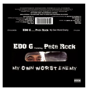 Image of EDO.G FEATURING PETE ROCK MY OWN WORST ENEMY Cassette reissue 