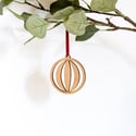Wooden Christmas Decorations - Bauble