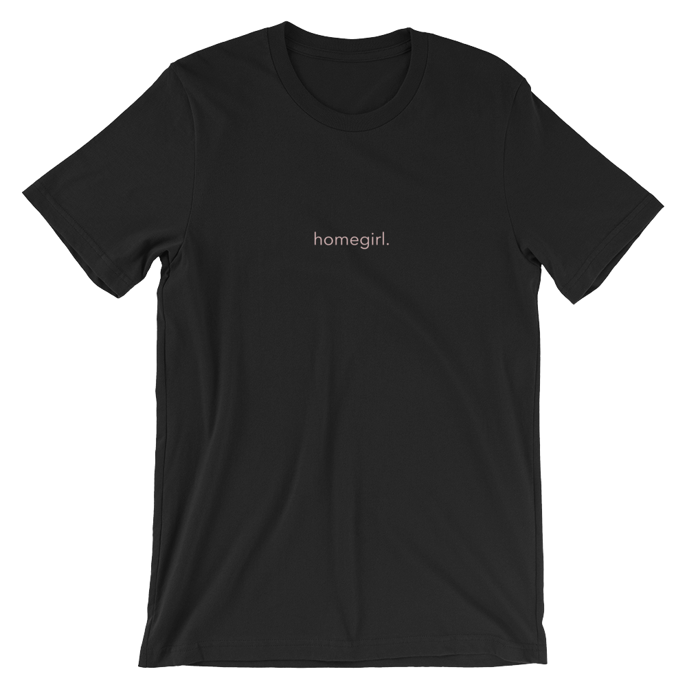 Image of Short-Sleeve Unisex T-Shirt (Screen Printed) - Light Pink Print