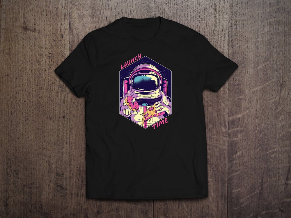 Image of Launch Time T-shirt BLACK