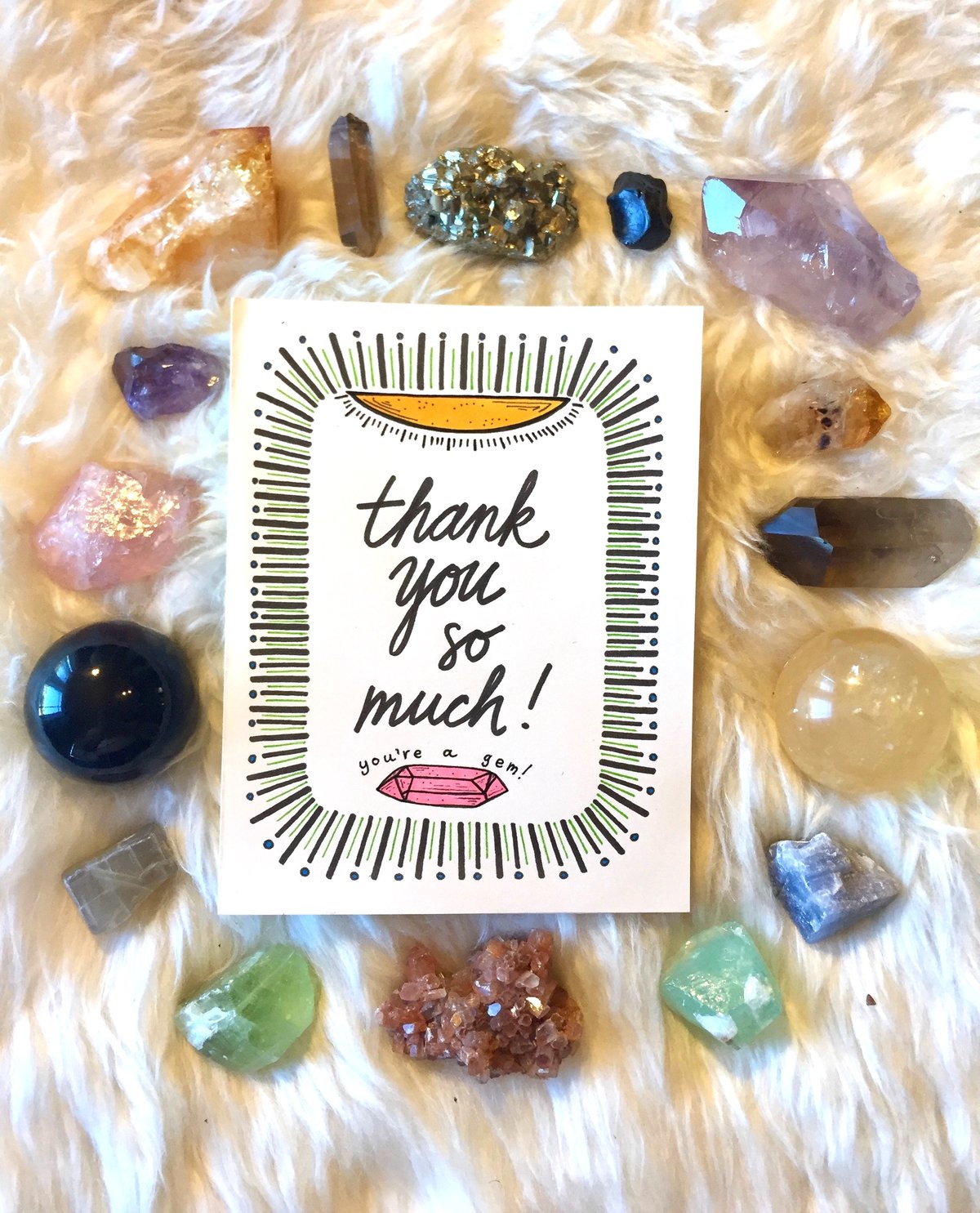 Image of Thank You Card + Packs