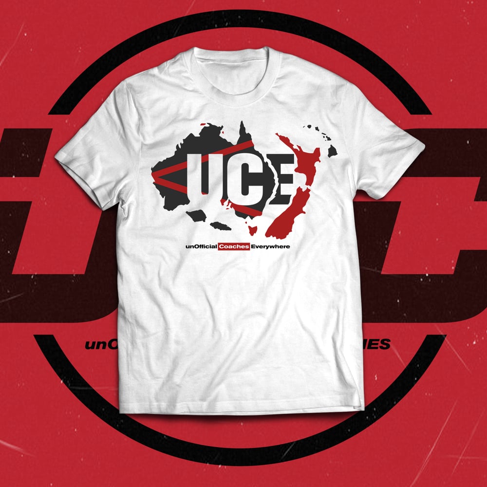 Image of unOFFICIAL Coaches Everywhere (UCE) Shirt (White)