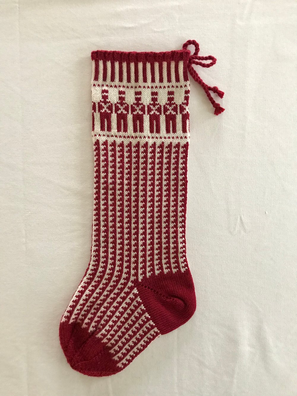 Image of Toy Soldier Christmas Stocking (two color)