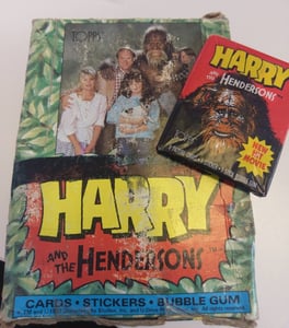 Image of Harry and the Hendersons ORIGINAL Topps trading cards 1987