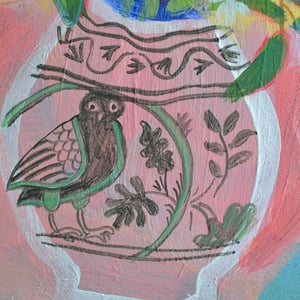 Image of Contemporary Painting, 'The Wiveton Owls', Poppy Ellis