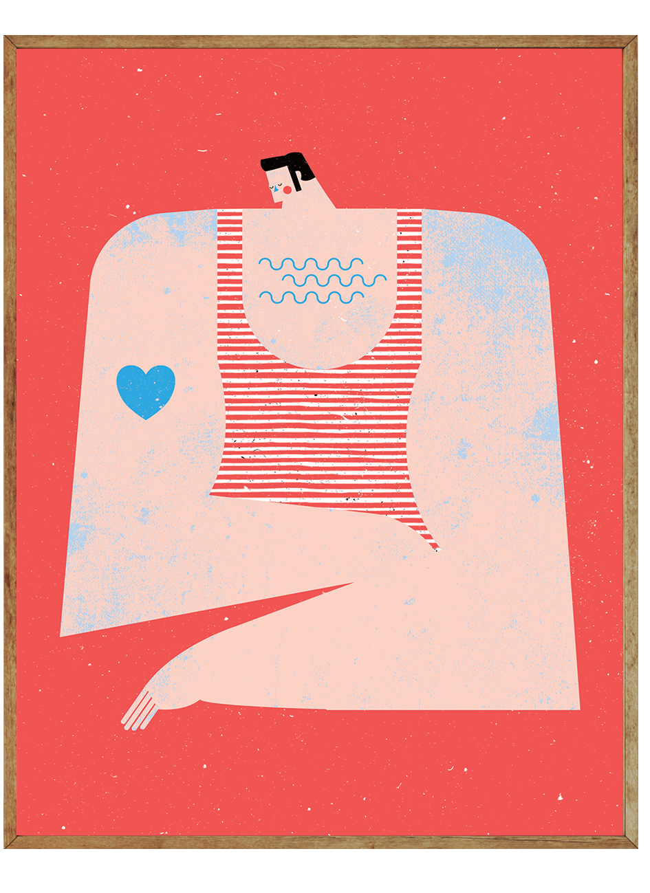 Image of Chest hair ballad silkscreen