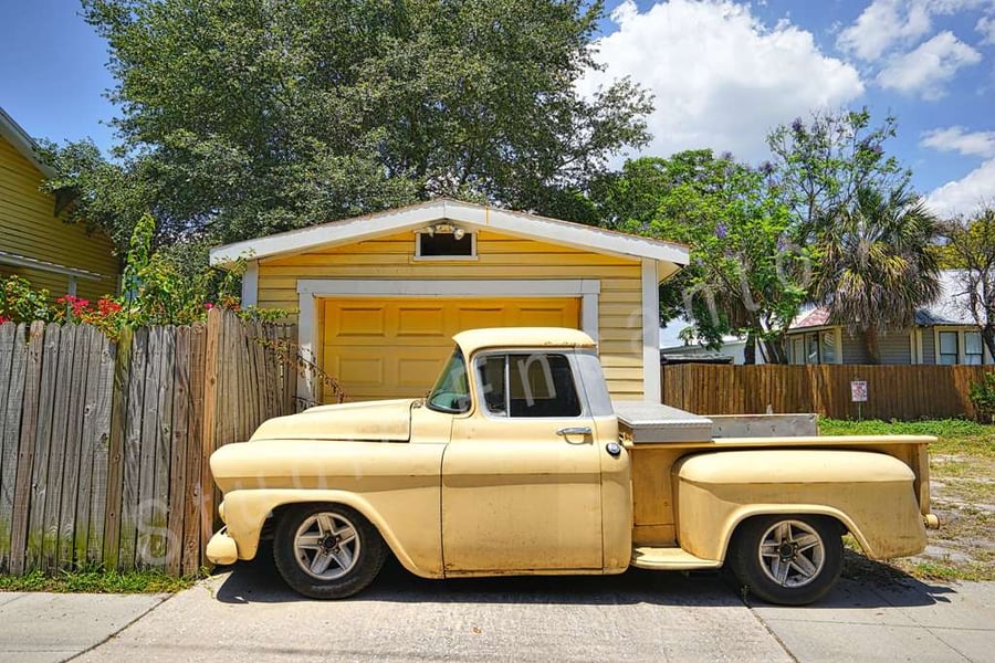 Image of Yellow Truck by Cal Brown
