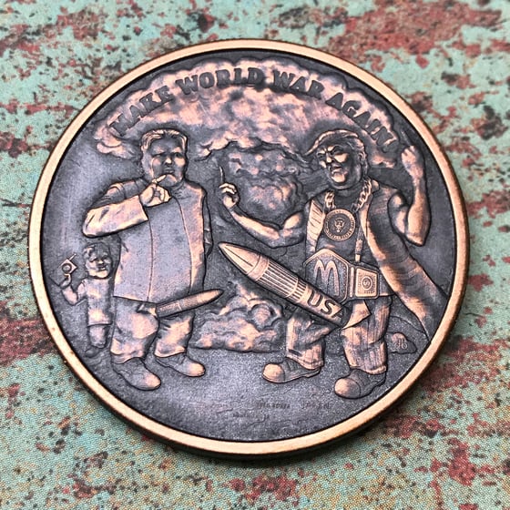 Image of Make World War Again 1oz Copper Challenge Coin