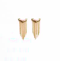Image 1 of Deco Baguette Fringe Earring