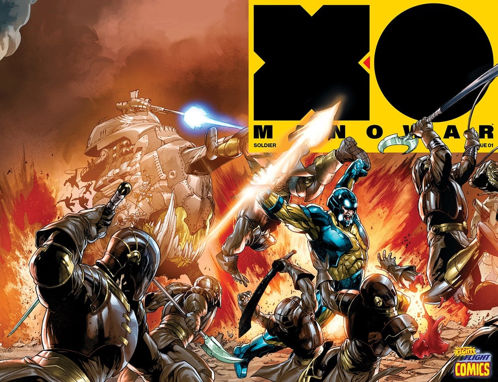 Image of X-O Manowar #1 Stephen Segovia exclusive Variant 