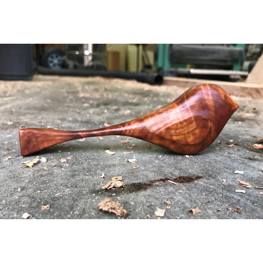 Image of PRE-ORDER Old Growth Curly Red Cedar Burl Bird