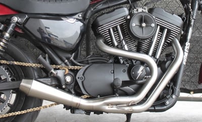 Image of "Rubber" 04-13 EVO SPORTSTER 2-1 STAINLESS EXHAUST SYSTEM