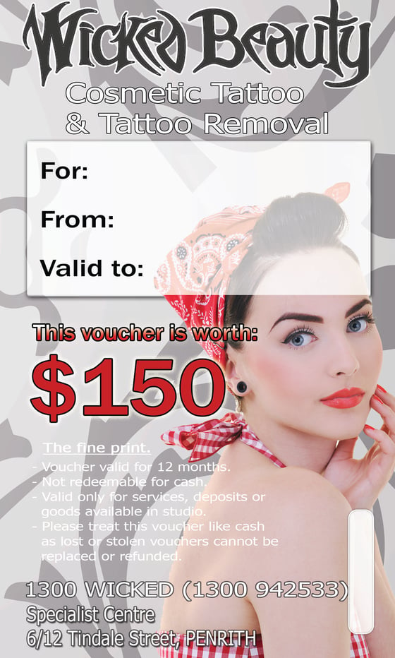 Image of Wicked Beauty & Laser Gift Voucher