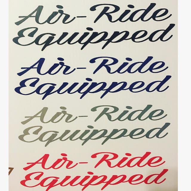 Mad Gear Hot Rod Apparel | Air-Ride Equipped decal(Set of 2)
