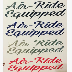 Image of Air-Ride Equipped decal(Set of 2)