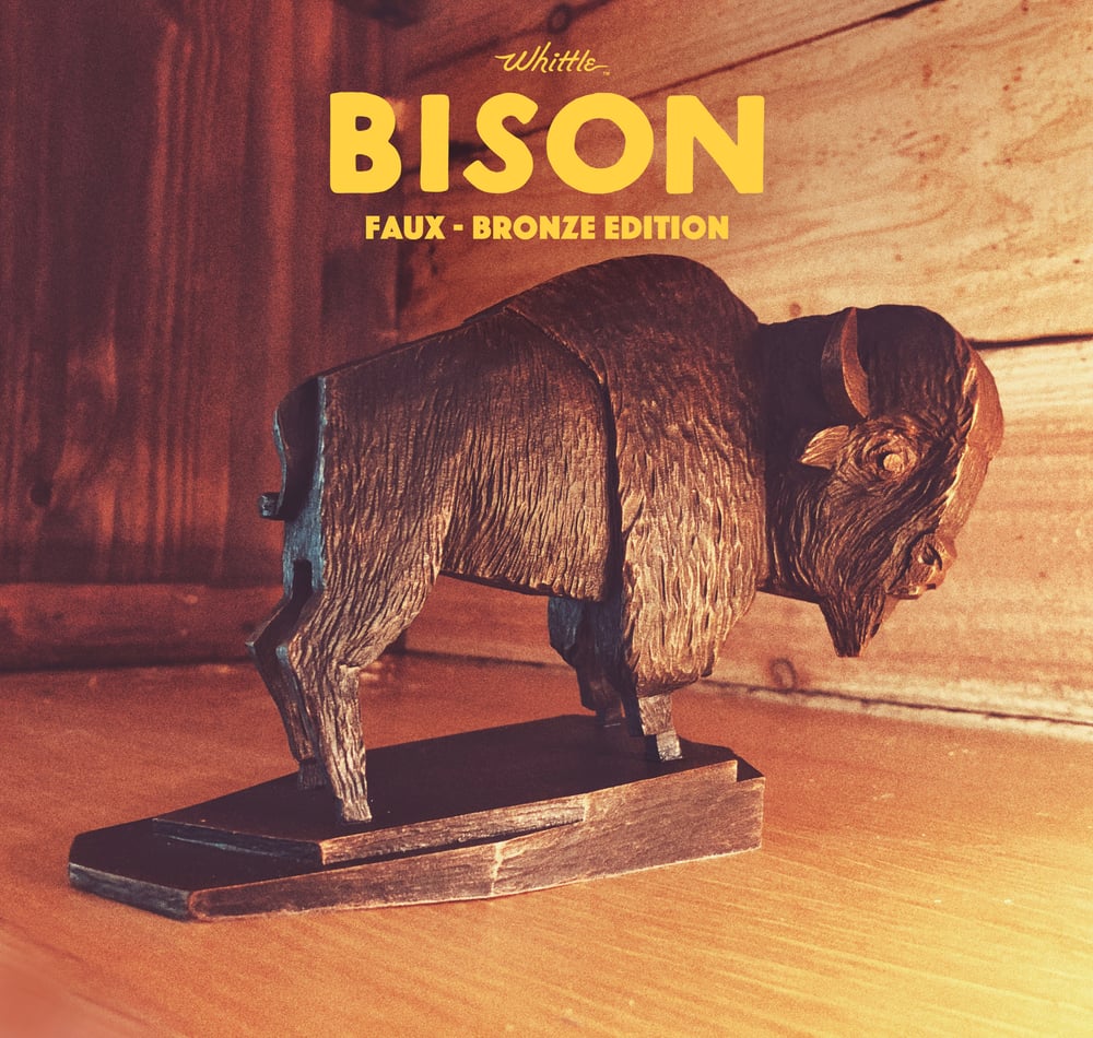 Image of Whittle Bison - FAUX-BRONZE EDITION