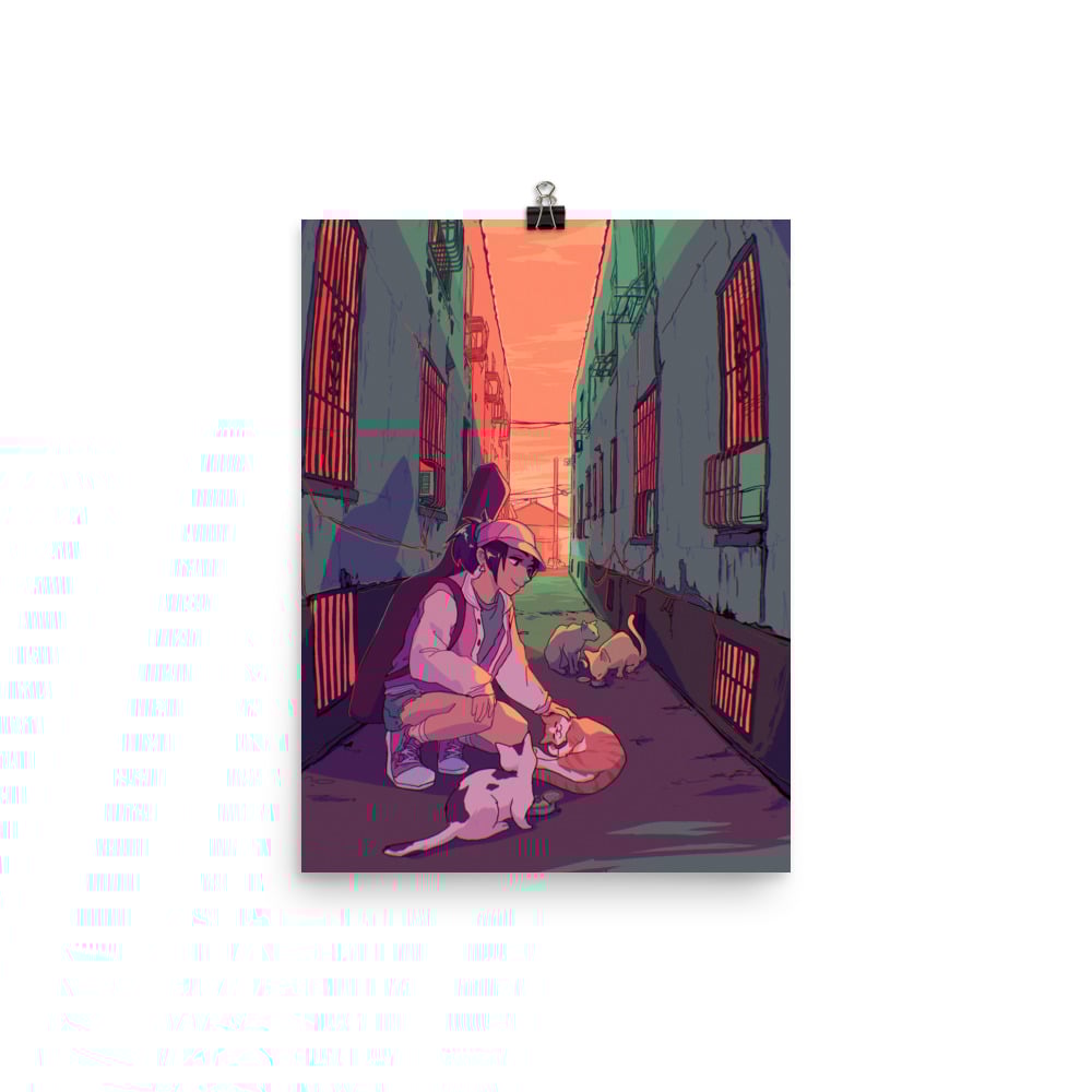 Jackie's Cats print
