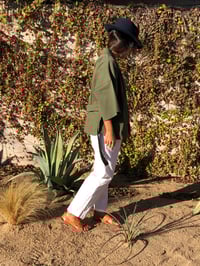 Image 3 of COSTA SUR- Quilted Wrap Top, palm green