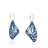 {NEW} Springtime Butterfly Wing Hoop Earrings