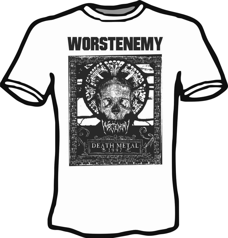 Image of Worstenemy T-Shirt White/Black