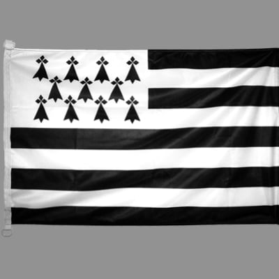 Image of Drapeau Breton "Gwenn ha Du" 90*60 cm