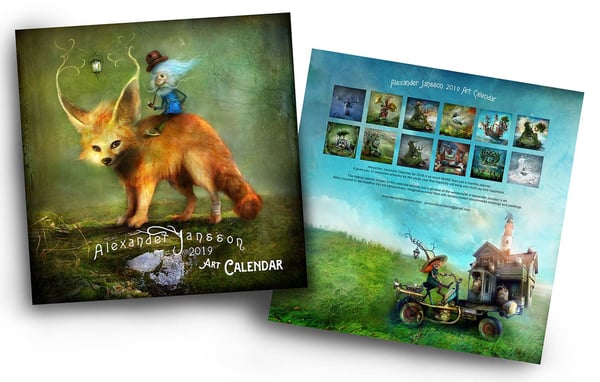 Art Calendar 2019 - Alexander Jansson Shop