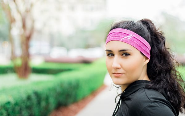 Image of NTV  pink headband