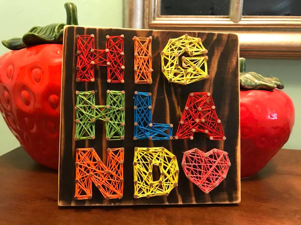 Image of HIGHLAND String Art