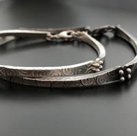 Image 1 of Square Wire Bangle with Clasp