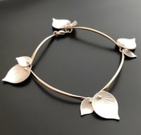 Image 2 of Large and Small Leaf Bracelet with clasp