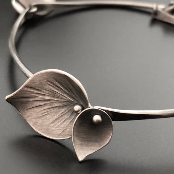 Image of Large and Small Leaf Bracelet with clasp