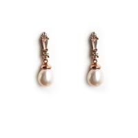 Image 1 of Deco Pearl Drop Earring