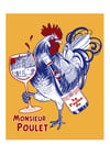 Monsieur Poulet A3 Digital Print